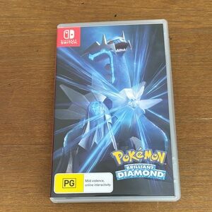 Nintendo Pokémon Brilliant Diamond Game - Blue and Black